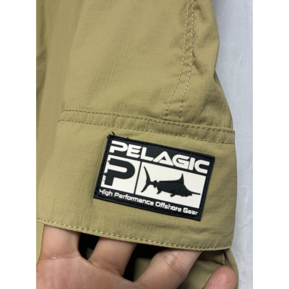 Pelagic Polaris Pants Men's 38 Khaki Performance Fishing‎ Nylon Cargo Outdoor - Picture 2 of 10